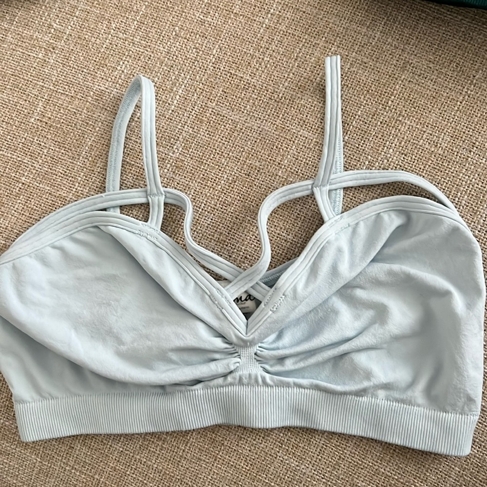 LF powder blue Bralette NWT festival boho